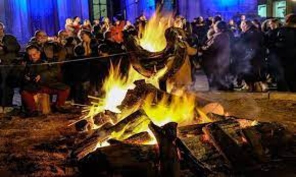 Vreugdevuren rond Kerst 