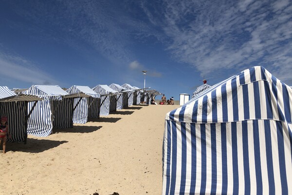 Vila do conde strand Noord Portugal